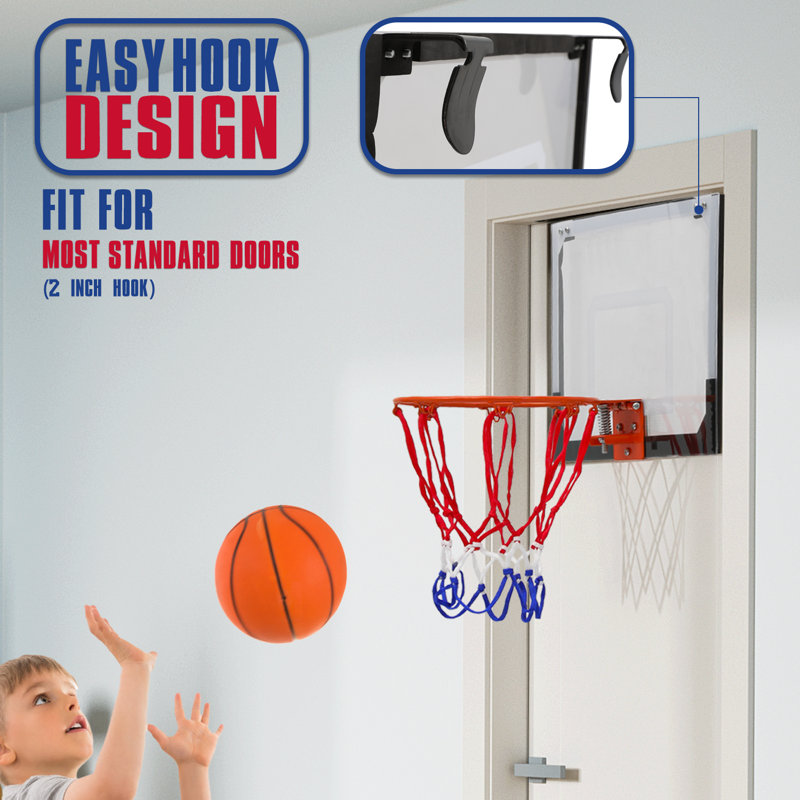 MoNiBloom Mini Basketball Hoop, Indoor Over the Door Mini MoNiBloom Mini Basketball Hoop, Indoor Over the Door Mini